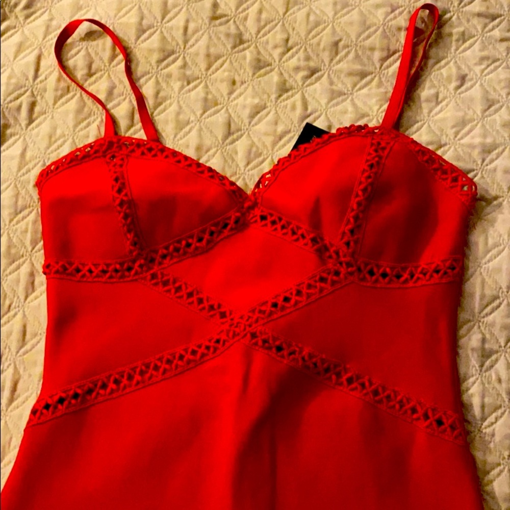 Fashion nova red dress new with tags